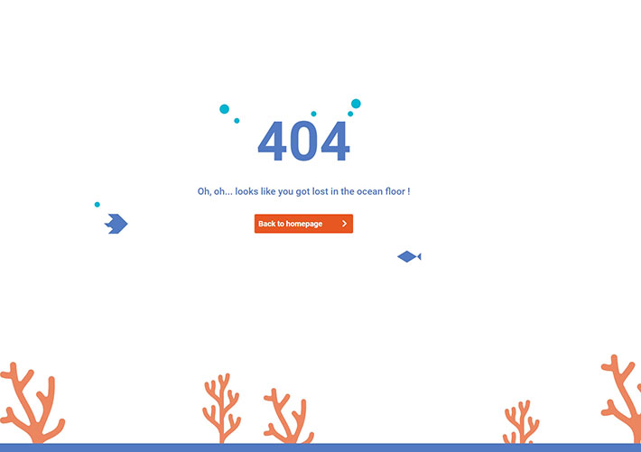 錯誤頁html創意404界面設計網頁HTML模板
